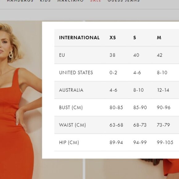 MARCIANO 🍊 "Caroline" Sleeveless Body-Con Scuba Dress - Picture 14 of 15